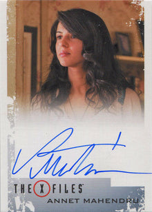 X-Files Season 10 & 11 Autograph Card Annet Mahendru as Sveta