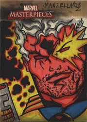 Marvel Masterpieces Series 2 Joe Manzella Cable Sketch Card