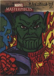 Marvel Masterpieces Series 2 Joe Manzella Super Skrull Sketch Card
