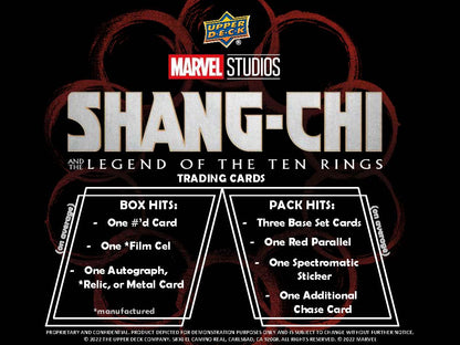 Shang-Chi And The Legend Of The Ten Rings Factory Sealed Hobby Box
