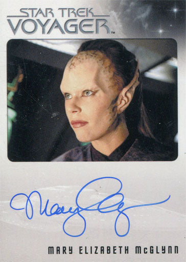 Star Trek Voyager Heroes & Villains Autograph Card Mary McGlynn as Daelen