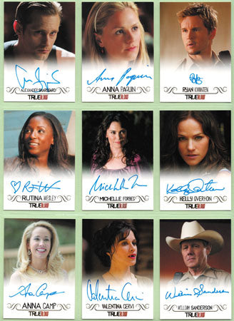 True Blood Archives Ultimate Master Set with All Autograph & Relic Cards