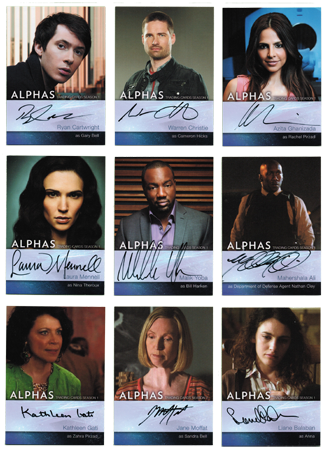 Alphas Season One Ultimate Master Set with All Autograph & Costume Cards