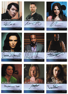 Alphas Season One Ultimate Master Set with All Autograph & Costume Cards