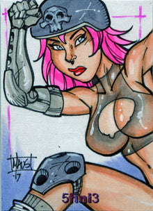 Female Persuasion Series 5 TFP5 5fini3 Sketch Card by Bill Maus V4