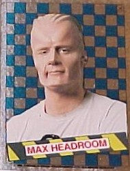 Max Headroom Complete 44 Sticker Set