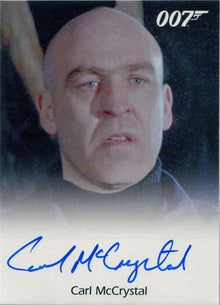 James Bond Archives 2017 Final Autograph Card Carl McCrystal as Trukhin