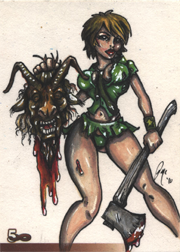 The Female Persuasion Sketch Card by Pete McDonough