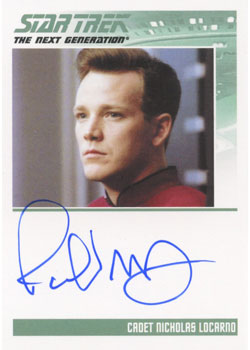 Star Trek TNG Heroes & Villains Autograph Card Robert Duncan McNeill as Locarno