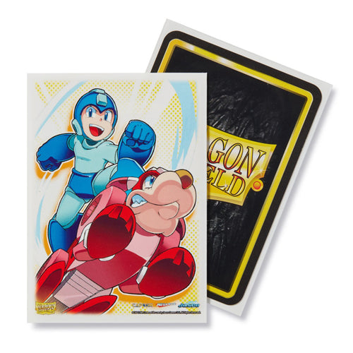 Dragon Shield Sleeves: Art Classic - Mega Man and Rush (Box Of 100)