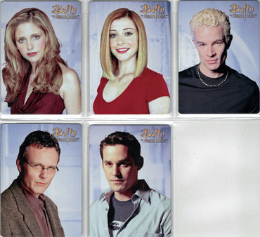 Buffy Ultimate Collectors Series 2 Metal Card Chase Set BM1-BM5