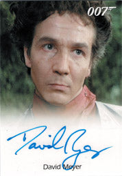 James Bond 50th Anniversary Series 1 Autograph Card by David Meyer