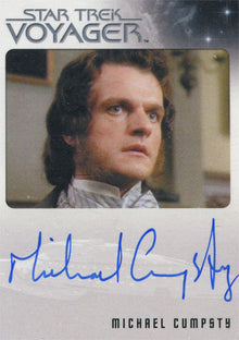 Star Trek Voyager Heroes & Villains Autograph Card Michael Cumpsty as Burleigh
