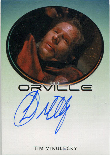Orville Season 1 Autograph Card Tim Mikulecky as Lt. Harrison Payne