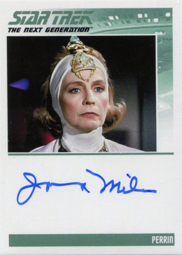 Star Trek TNG Portfolio Prints S1 Autograph Card Joanna Miles as Perrin