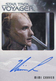 Star Trek Voyager Heroes & Villains Autograph Card Mimi Craven as Jisa