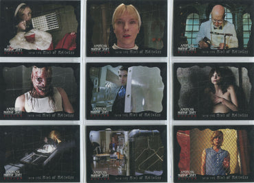 American Horror Story Asylum Into the Mind of Madness Complete 9 Card Chase Set