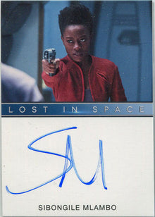 Netflix Lost in Space Season 1 Autograph Card Sibongile Mlambo Angela Goddard FB