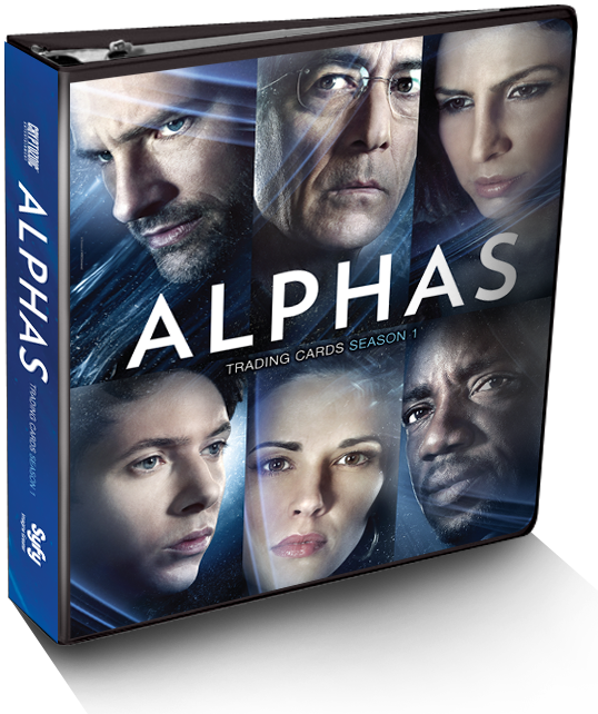 Alphas Season One Trading Card Binder with Exclusive Card