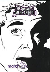 Greatest American Hero March of Dimes Rich Molinelli Sketch Card Unsigned ver. 2