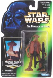 Star Wars POTF Momaw Nadon (Hammerhead) Action Figure Green Card