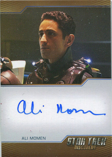 Star Trek Discovery Season 2 Autograph Card Ali Momen as Kamran Gant