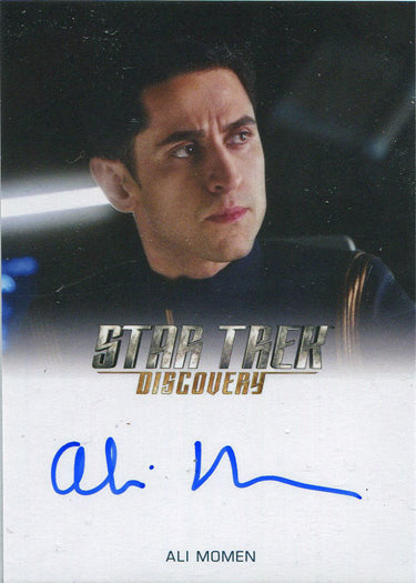 Star Trek Discovery Season 2 Autograph Card Ali Momen as Kamran Gant (FB)