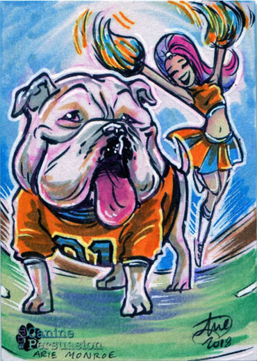 Canine Persuasion Sketch Card by Arie Monroe