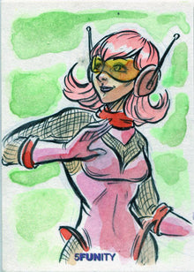 DH 5FUNity Sketch Card by John Monserrat of Galaxgals Eradication, LLC. V2