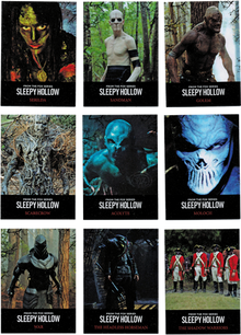 Sleepy Hollow Season 1 Monsters Complete 9 Card Chase Set