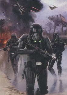 Star Wars Rogue One Mission Briefing Montage Card 1 of 9 Storming the Beach