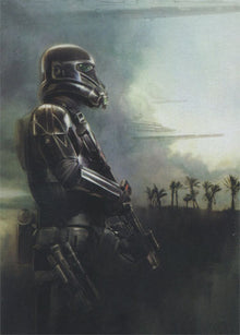Star Wars Rogue One Mission Briefing Montage Card 6 of 9 Feasome Death Trooper
