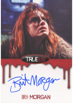 True Blood Premiere Edition Autograph Card by Brit Morgan as Debbie Pelt
