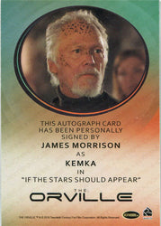 Orville Season 1 Autograph Card James Morrison as Kemka