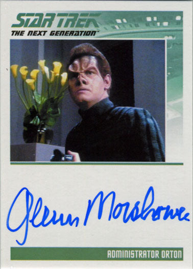 Star Trek TNG Portfolio Prints S2 Autograph Card Glenn Morshower as Orton