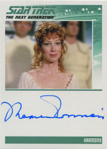 Star Trek TNG Portfolio Prints S2 Autograph Card Marnie Mosiman as Harmony