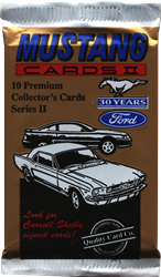 Mustang 30th Anniversary Series 2 Factory Sealed Trading Card Pack