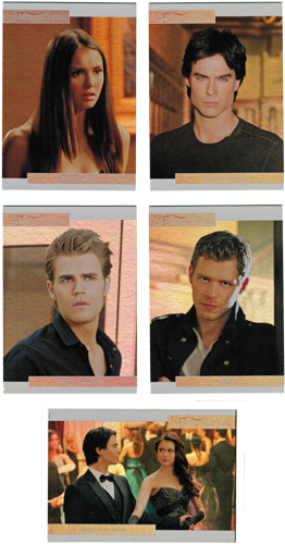 Vampire Diaries Season Three Mystic Falls Foil 5 Card Chase Set