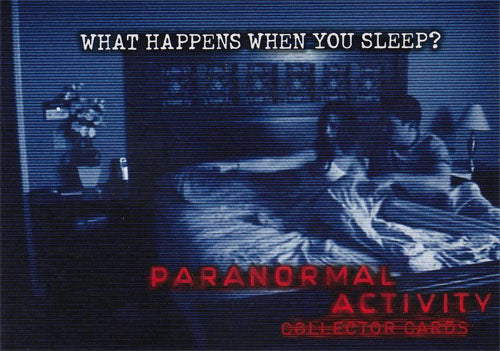 Paranormal Activity Movie Promo Card NSU