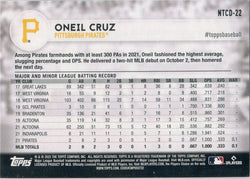 Topps 2022 International Trading Card Day Base Card NTCD-22 Oneil Cruz