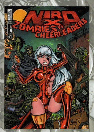 2020 5finity Nira-X Zombies Vs. Cheerleaders Promo Card NXZVC1