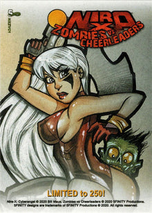 2020 5finity Nira-X Zombies Vs. Cheerleaders Promo Card NXZVC1