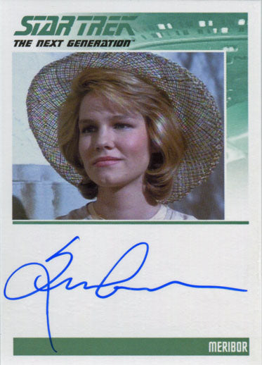 Star Trek TNG Portfolio Prints S2 Autograph Card Jennifer Nash as Meribor