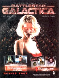 Battlestar Galactica Premiere Edition Trading Card Sell Sheet
