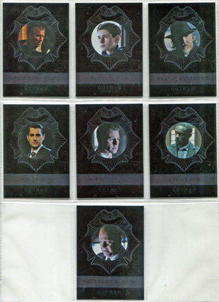 Gotham Season 2 New Day Dark Knights Silver Foil 7 Card Chase Set ND1 to ND7