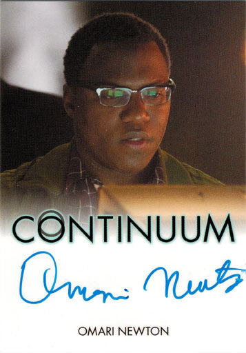 Continuum Seasons 1 and 2 Autograph Card Omari Newton as Lucas Ingram