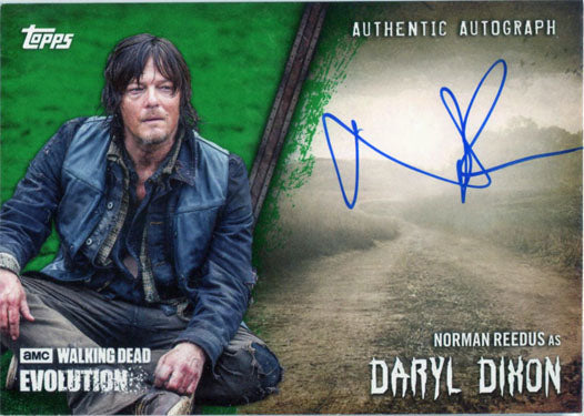 A2 The Walking Dead Poster Signed by Norman Reedus 100% Authentic With COA