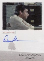 Six Feet Under: Seasons 1 & 2 David Norona Autograph Card