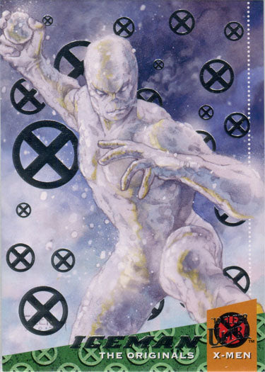 X-Men 2018 Fleer Ultra Originals Silver Foil Chase Card 05 Iceman