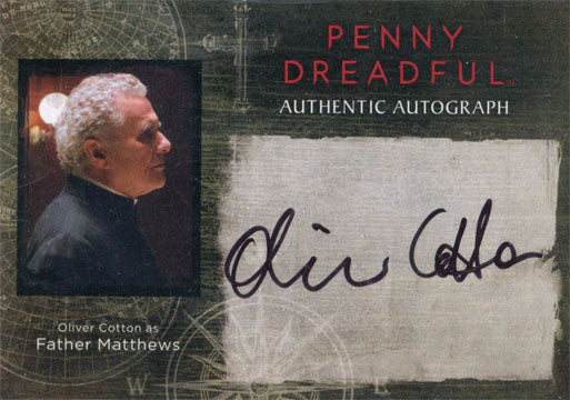 Penny Dreadful Season 1 Autograph Card OC Oliver Cotton as Father Matthews